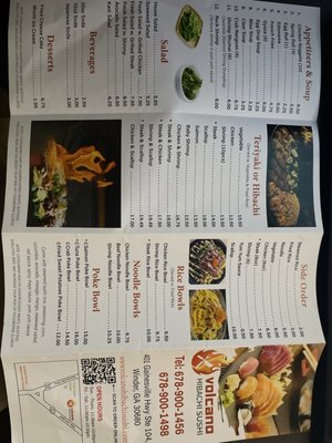 Menu photo 2 Volcano Hibachi Sushi Winder, GA Menu photo 2 Volcano Hibachi Sushi Winder, GA