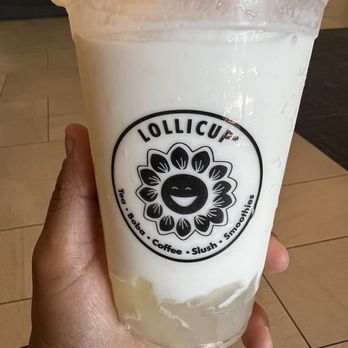 Lollicup - Coconut slushy w/lychee jelly - Bubble Tea Near Me - Chula Vista, California Lollicup - Coconut slushy w/lychee jelly - Bubble Tea Near Me - Chula Vista, California