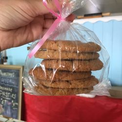 Cookie Jar - 1/2 dozen homemade with love PB Cookies $3.50