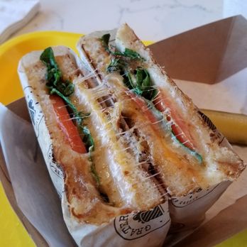Grater Grilled Cheese - Grilled cheese caprese sandwich - American Near Me - Irvine, California Grater Grilled Cheese - Grilled cheese caprese sandwich - American Near Me - Irvine, California