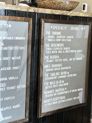 Menu photo 7 Chronic Coffee Indianapolis, IN