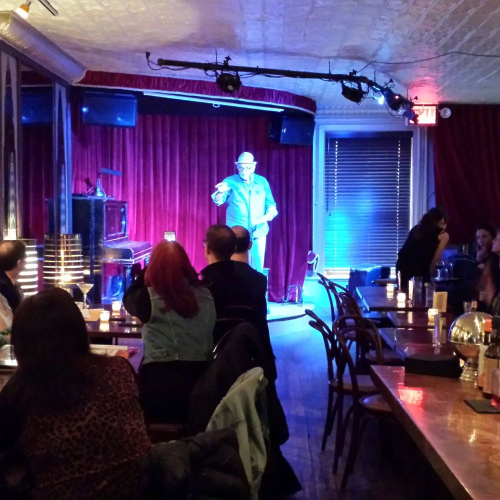 KGB Bar - Scene from a poetry reading at The Red Room - Bars Near Me - New York, New York