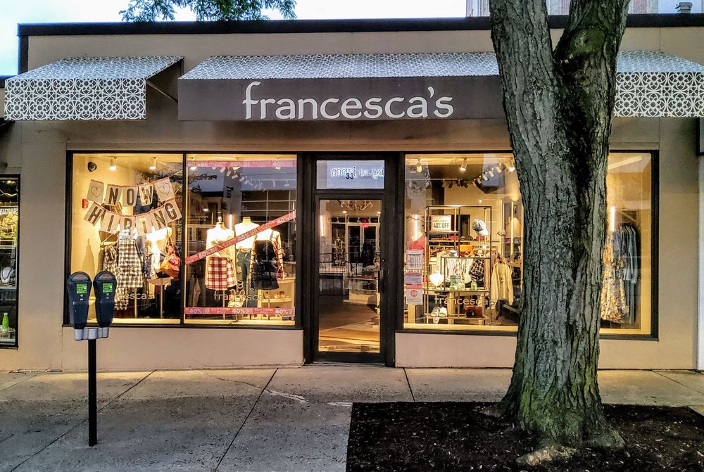 FRANCESCA’S COLLECTIONS Updated September 2024 33 Coulter Ave