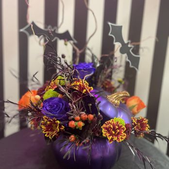 Blooming Gals Flower Shop - The cutest floral shop in town! Staff is amazingly sweet and friendly. I picked up this beautiful Halloween floral arrangement! - Florists Near Me - Corona, California Blooming Gals Flower Shop - The cutest floral shop in town! Staff is amazingly sweet and friendly. I picked up this beautiful Halloween floral arrangement! - Florists Near Me - Corona, California