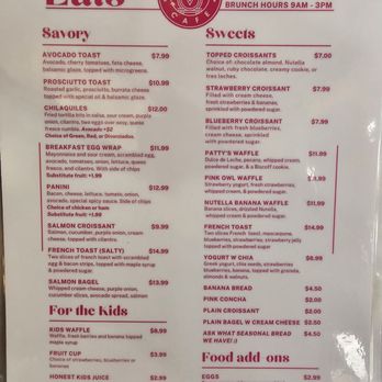 Pink Owl Cafe - Food menu 2026 - Coffee & Tea Near Me - Berwyn, Illinois Pink Owl Cafe - Food menu 2026 - Coffee & Tea Near Me - Berwyn, Illinois