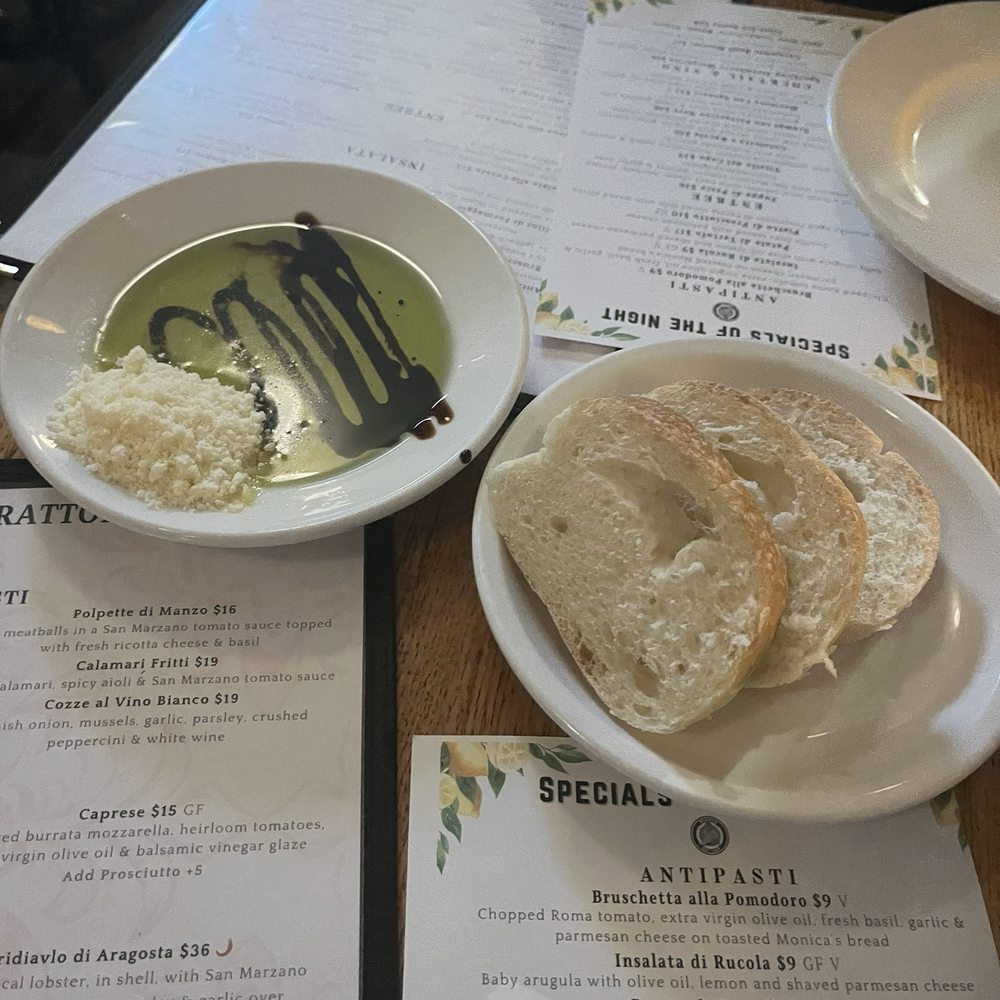 Monica's Trattoria - bread - Italian Near Me - Boston, Massachusetts
