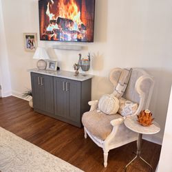Willow Tree Fabrics - Recovered chair