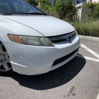 Paint N Go - Honda Civic bumper repaired at the customer's location - Body Shops Near Me - Wesley Chapel, Florida Paint N Go - Honda Civic bumper repaired at the customer's location - Body Shops Near Me - Wesley Chapel, Florida