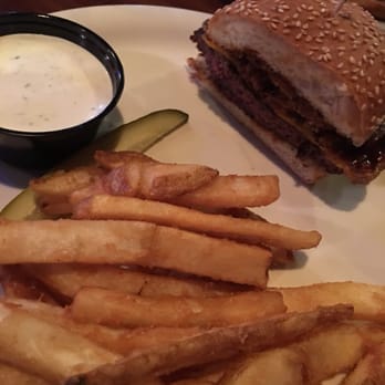 Flowing Tide Pub 2 - Now burger with a side of fries. Love the ranch! - Sports Bars Near Me - Reno, Nevada Flowing Tide Pub 2 - Now burger with a side of fries. Love the ranch! - Sports Bars Near Me - Reno, Nevada