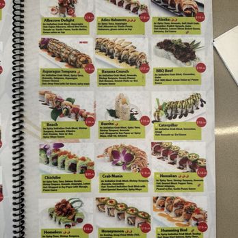 Sapporo Sushi - Menu as of Dec 2024 - Japanese Near Me - San Marcos, California