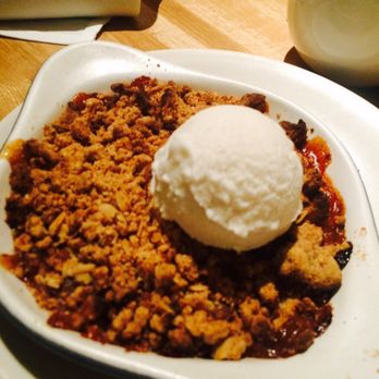 True Food Kitchen - Goji Apple crisp - a little too tart and sweet - Vegetarian Near Me - Pasadena, California True Food Kitchen - Goji Apple crisp - a little too tart and sweet - Vegetarian Near Me - Pasadena, California