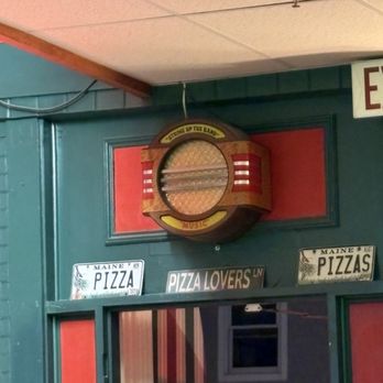 Rosalie's Pizza - Decor above the door - Italian Near Me - Bar Harbor, Maine