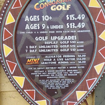 Congo River Golf - Amusement Parks Near Me - Daytona Beach Shores, Florida