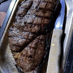 Seven Lakes Golf Course - Big, delicious, juicy steak cooked just right.