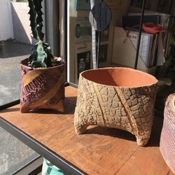 Rowe Clayworks - These matte vases are by Charles Varni