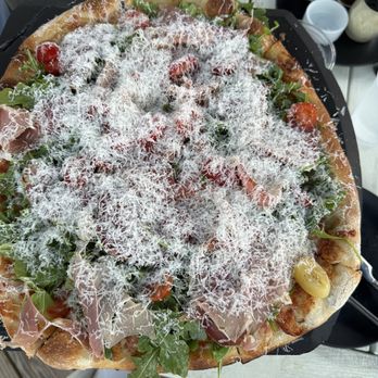 Farm & Fire - Prosciutto & arugula pizza $22 - Pizza Near Me - Santa Rosa Beach, Florida