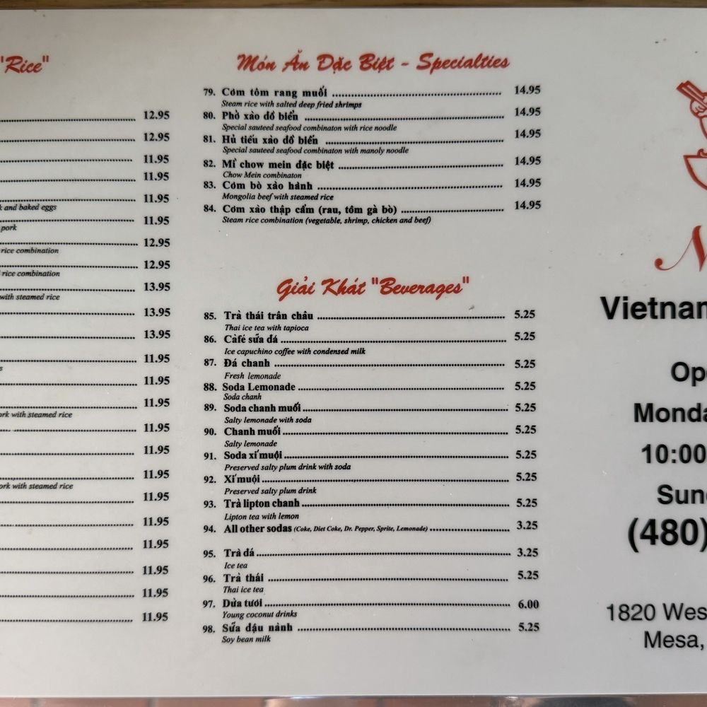 Pho Nhat - 2026 Menu - Vietnamese Near Me - Mesa, Arizona