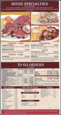 Menu photo 1 Taqueria Los Cazos Fort Lupton, CO Menu photo 1 Taqueria Los Cazos Fort Lupton, CO