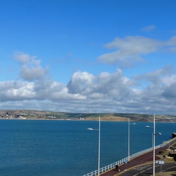 Aaran Guesthouse - View from Twin ensuite room overlooking the Sea - Guest Houses Near Me - Weymouth, DOR