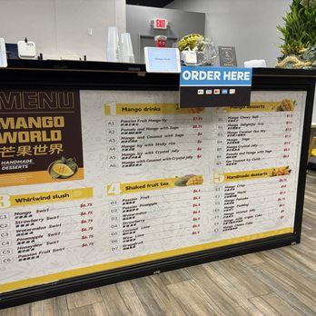 Mango World - Full Menu - Desserts Near Me - Las Vegas, Nevada