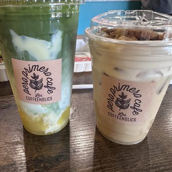 Los Coffeeholics - Mango sticky rice matcha, and cookie butter latte. - Coffee & Tea Near Me - Valencia, California Los Coffeeholics - Mango sticky rice matcha, and cookie butter latte. - Coffee & Tea Near Me - Valencia, California