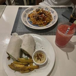 Gyro and pasta