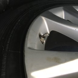 Stem valve - be careful the crew may not align you correctly when entering the wash.