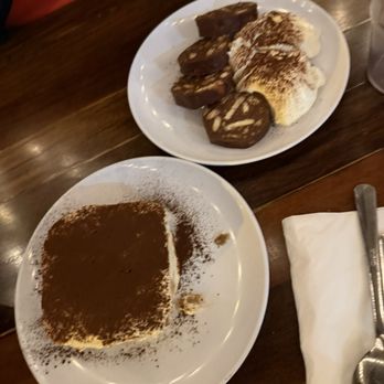 Pasta Sisters - Tiramisu and Chocolate Salame - Italian Near Me - Culver City, California Pasta Sisters - Tiramisu and Chocolate Salame - Italian Near Me - Culver City, California