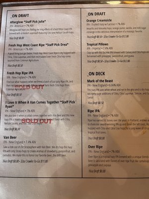 Menu photo 2 Great Notion Brewing - Georgetown Seattle, WA