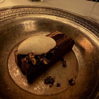 Sunny's Steakhouse - Chocolate Cake [sliver of coffee ice cream] - Cocktail Bars Near Me - Miami, Florida