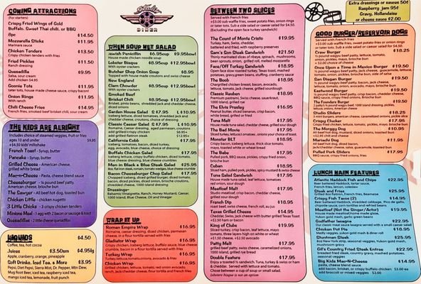 Menu photo 8 Studio Diner San Diego, CA