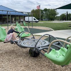 Shor Park - This amazing teeter totter. Which I stood in the middle and was able to play as well. This was so fun!