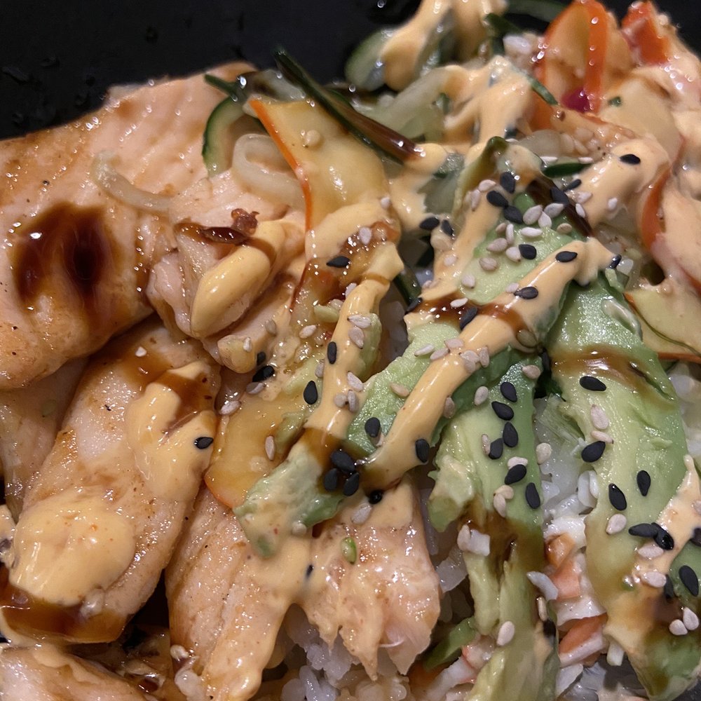 Jun’s Ramen & Sushi - Salmon Bowl - Sushi Bars Near Me - El Paso, Texas Jun’s Ramen & Sushi - Salmon Bowl - Sushi Bars Near Me - El Paso, Texas