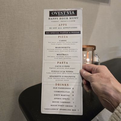 Menu photo 4 Ovest Via Parker, CO Menu photo 4 Ovest Via Parker, CO