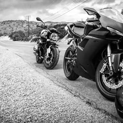 GP Moto Rentals - Duc 848 and BMW R9T both from GP Moto