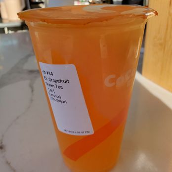 CoCo Fresh Tea & Juice - Grapefruit green tea - Coffee & Tea Near Me - Flushing, New York CoCo Fresh Tea & Juice - Grapefruit green tea - Coffee & Tea Near Me - Flushing, New York