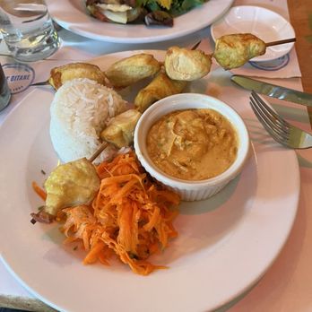 Cafe Gitane - Organic Chicken Satay, Roasted Organic Chicken on Baguette - Moroccan Near Me - Brooklyn, New York Cafe Gitane - Organic Chicken Satay, Roasted Organic Chicken on Baguette - Moroccan Near Me - Brooklyn, New York