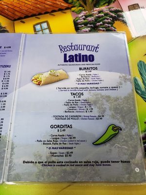 Menu photo 7 Restaraunt Latino Dallas, TX
