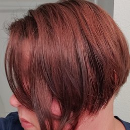 My angled bob My angled bob