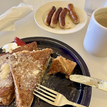 Cafe 222 - Peanut Butter and Banana Stuffed French Toast - Breakfast & Brunch Near Me - San Diego, California Cafe 222 - Peanut Butter and Banana Stuffed French Toast - Breakfast & Brunch Near Me - San Diego, California