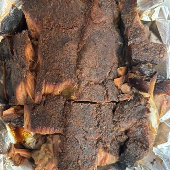 Mighty Oak BBQ - Dry old 1\2 rack of ribs - Food Trucks Near Me - New Braunfels, Texas
