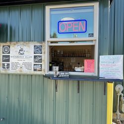 Steamboat Alley Espresso - Drive up window & menu