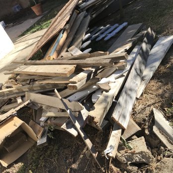 Give Us A Hauler - Remnants of our tenants junk- Steve cleaned it up quick. - Junk Removal & Hauling Near Me