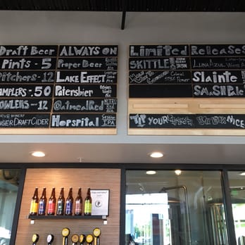 Proper Brewing - Menu and bottles on the shelf - Breweries Near Me - Salt Lake City, Utah Proper Brewing - Menu and bottles on the shelf - Breweries Near Me - Salt Lake City, Utah