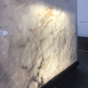 Marble Express - Marble with lights underneath the countertop, really in now - Building Supplies Near Me - San Diego, California