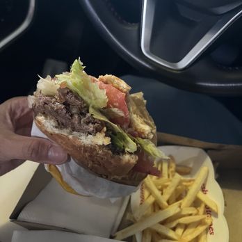 In-N-Out Burger - Everything's always evenly distributed in my burger :) - Burgers Near Me - Folsom, California In-N-Out Burger - Everything's always evenly distributed in my burger :) - Burgers Near Me - Folsom, California