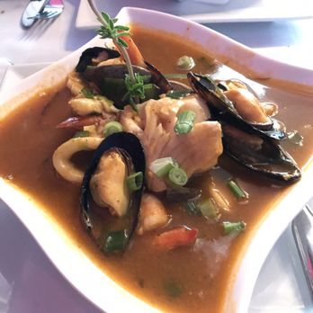 Lima 33 Restaurant - Mixed seafood soup, flavorful with a kick and plenty of seafood - Peruvian Near Me - Little Neck, New York