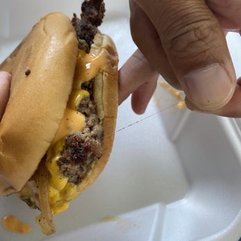 Smashed Out - Hair in my food and no one to contact for any customer service needs. - Burgers Near Me - Anaheim, California