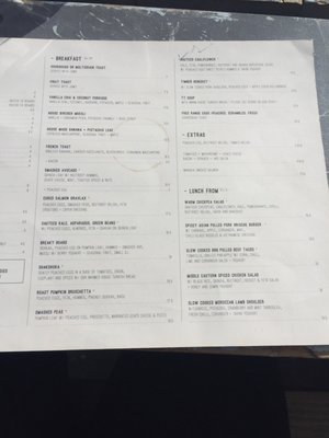Menu photo 1 Tall Timber Prahran, VIC Menu photo 1 Tall Timber Prahran, VIC