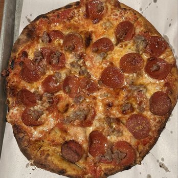 Modern Apizza - Pepperoni and sausage - Pizza Near Me - New Haven, Connecticut